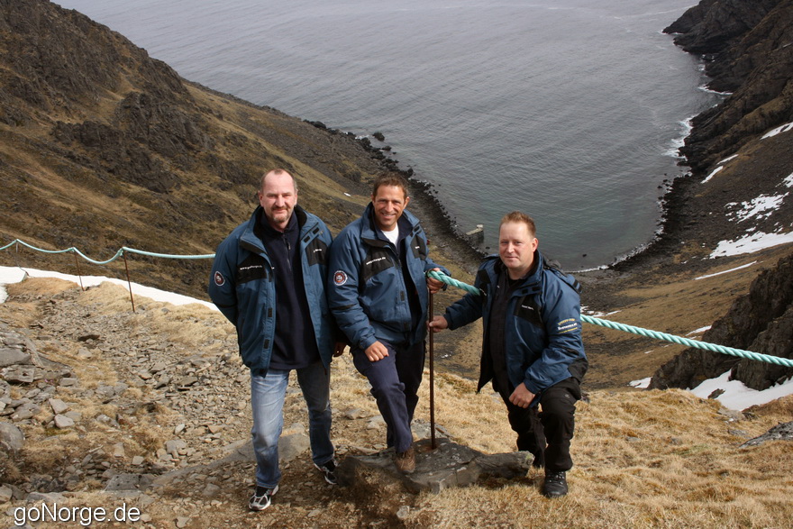 Thomas, Robert und Jens vor der Klettertour